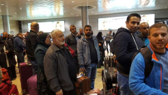 بالصور: معتمرو مدينتي اللد والرملة ينطلقون لأداء عمرة الشتاء 